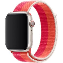 Řemínek iMore NYLON Apple Watch Series 1/2/3 38mm - nektarinkový/pivoňkový