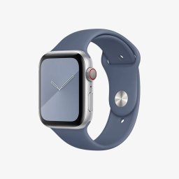 Řemínek iMore SmoothBand pro Apple Watch Series 4/5/6/SE (44mm) - Alijašsky modrý