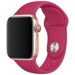 Řemínek iMore SmoothBand pro Apple Watch Series 4/5/6/SE (44mm) - Granátové jablko