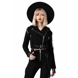 bunda dámská (křivák) KILLSTAR - Demon Claw Biker - Black - KSRA006181