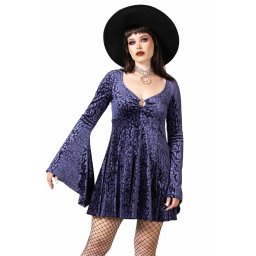 šaty dámské KILLSTAR - Nightcall - Plum - KSRA006410