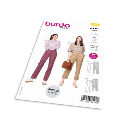 Střih Burda 6101 - Kalhoty s puky, 7/8 kalhoty