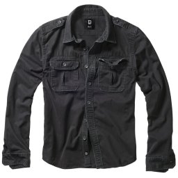 košile pánská BRANDIT - Vintage - 9373-schwarz