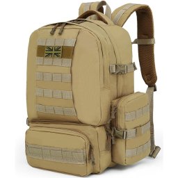 KOMBAT batoh Expedition MOLLE 50 litrů COYOTE