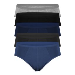 Leandr bambusové slipy Miego - 3bal XXL vícebarevná