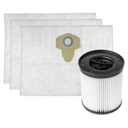 Filtr pro PARKSIDE PWD 30, PWD 25, PNTS 1400 H4 a sáčky 30L textilní 1+3ks