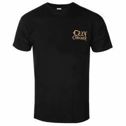 tričko pánské Ozzy Osbourne - Patient No.9 Gold Logo - Black - ROCK OFF - OZZTS31MB