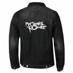 bunda pánská My Chemical Romance - Logo - Black DENIM - ROCK OFF - MCRDJ01MD
