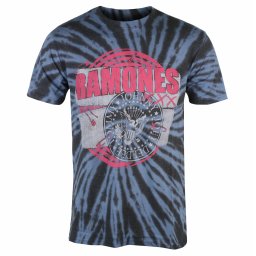 tričko pánské Ramones - Punk Patch - BLUE - ROCK OFF - RATS61MDD