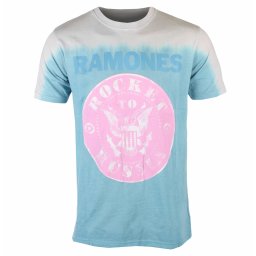 tričko pánské Ramones - Rocket To Russia - BLUE - ROCK OFF - RATS62MDD