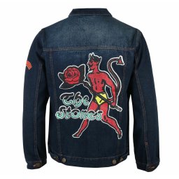 bunda pánská Rolling Stones - Sympathy - DENIM - ROCK OFF - RSDJ02MD