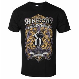 tričko pánské Shinedown - Ornamental Scissors - Black - ROCK OFF - SHTS02MB