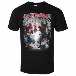 tričko pánské Iron Maiden - Trooper 2022 - Black - ROCK OFF - IMTEE151MB