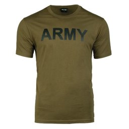 Triko krátký rukáv s nápisem ARMY ZELENÉ vel. S