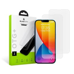GLASTIFY OTG+ 2-PACK IPHONE 13 PRO MAX / 14 PLUS CLEAR 9589046925030