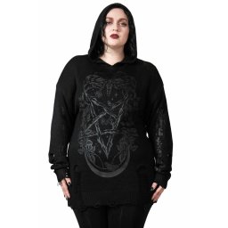 svetr unisex KILLSTAR - Hyperion Knit - Black - KSRA005169