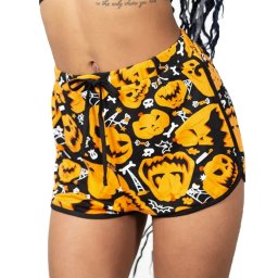 kraťasy dámské (pyžamo) KILLSTAR - Bad Patch Racer - Black - KSRA006851