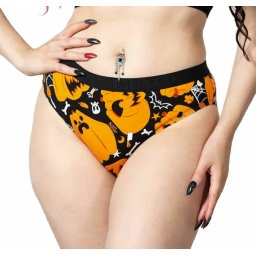 kalhotky dámské KILLSTAR - Haunt It - Black - KSRA006857