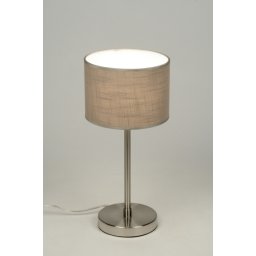 Stolní designová béžová lampa Roermond Taupe