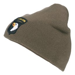 FOSTEX čepice 101st AIRBORNE pletená ZELENÁ 1942