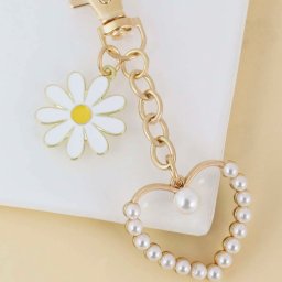 Světové Zboží Přívěsek na tašku - Daisy - zlatá