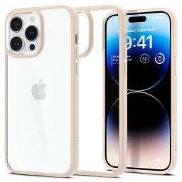 Pouzdro Spigen Ultra Hybrid iPhone 14 Pro Max - Sand Beige