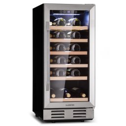 Klarstein Vinovilla 29 vestavná vinotéka 81 l / 29 lahví skleněné dveře nerezová ocel