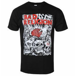 tričko pánské Bad Religion - Brain Surgery - Black - KINGS ROAD - 20187447