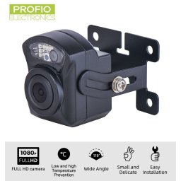 Mikro vnitřní FULL HD kamera do auta 2,5mm objektiv + Sony 307 snímač + WDR + IR LED