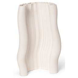 Ferm Living designové vázy Moire Vase Off-White L