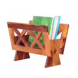 indickynabytek.cz - Stojan na noviny Kali 45x35x30 z masivu palisandr / sheesham