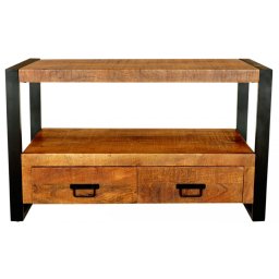 indickynabytek.cz - TV stolek Retro 100x60x45 z indického masivu mango