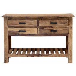 indickynabytek.cz - Konzolový stůl Rami 110x76x35 z indického masivu palisandr / sheesham