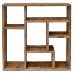 indickynabytek.cz - Knihovna Rami 90x90x30 z indického masivu palisandr / sheesham