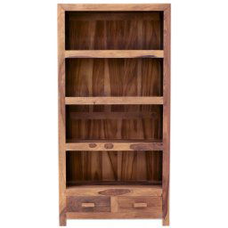 indickynabytek.cz - Knihovna Kali 90x180x35 z indického masivu palisandr / sheesham