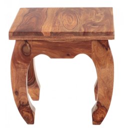 indickynabytek.cz - Odkládací stolek Kali 40x40x40 z indického masivu palisandr / sheesham