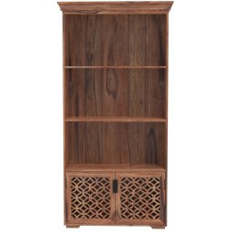 indickynabytek.cz - Knihovna 90x180x35 Mira z indického masivu palisandr / sheesham