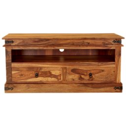 indickynabytek.cz - TV stolek 120x55x45 Jali z indického masivu palisandr / sheesham