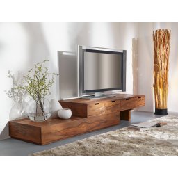 indickynabytek.cz - TV stolek 260x40x60 z indického masivu palisandr / sheesham
