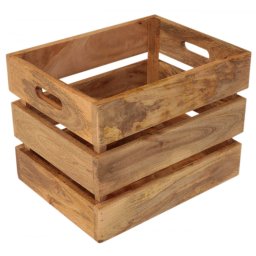indickynabytek.cz - Koš na noviny Gita 40x30x30 z masivu mango