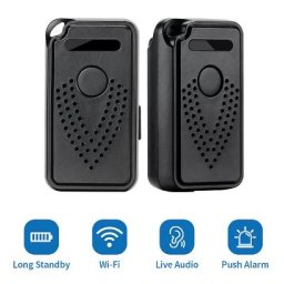 Zvukový rekordér mini 10x30x60mm - WIFI+ APP na Smartphone upozornění + výdrž baterie do 20 dnů