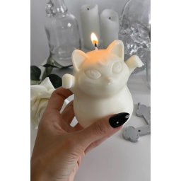 svíčka KILLSTAR - Ghost Kitty - White - KSRA006907