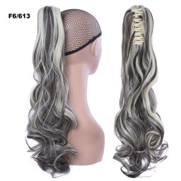 Girlshow Culík, cop na skřipci vlnitý 55 cm - F6/613 (melír tmavě plavé v beach blond)