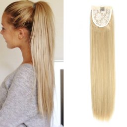Girlshow Culík, cop rovný na zavazování 57 cm - M27/613 (mix karamelová/beach blond)