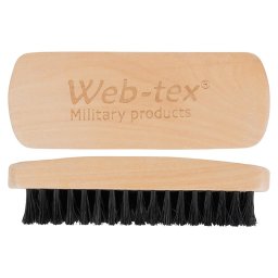 Web-tex kartáč na čištění obuvi malý DŘEVĚNÝ