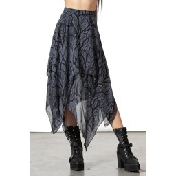 sukně dámská KILLSTAR - Dasia Maxi - Black - KSRA005180