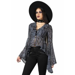 halenka dámská KILLSTAR - Spellcraft Top - Black - KSRA005177