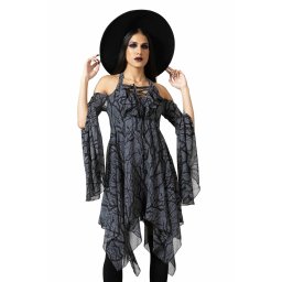 šaty dámské KILLSTAR - Adalyn Halter - Black - KSRA005179