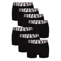 Fannifen bavlněné pánské boxerky krátká nohavička FG5283 7bal. M černá