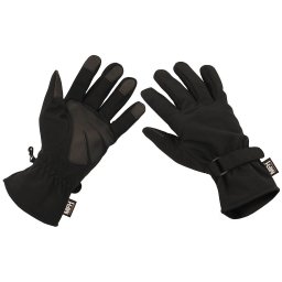 Rukavice SOFTSHELL ČERNÉ vel. XL